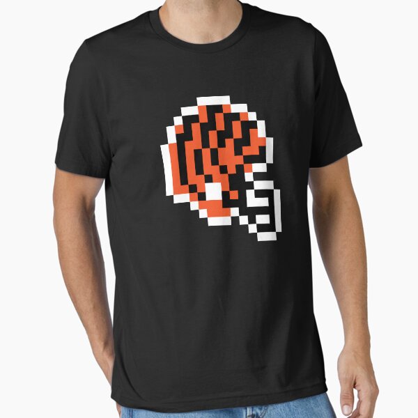 Item preview, Cincinnati Bengals (8-bit Football Helmet Only) designed and sold by The Armorsmith.
