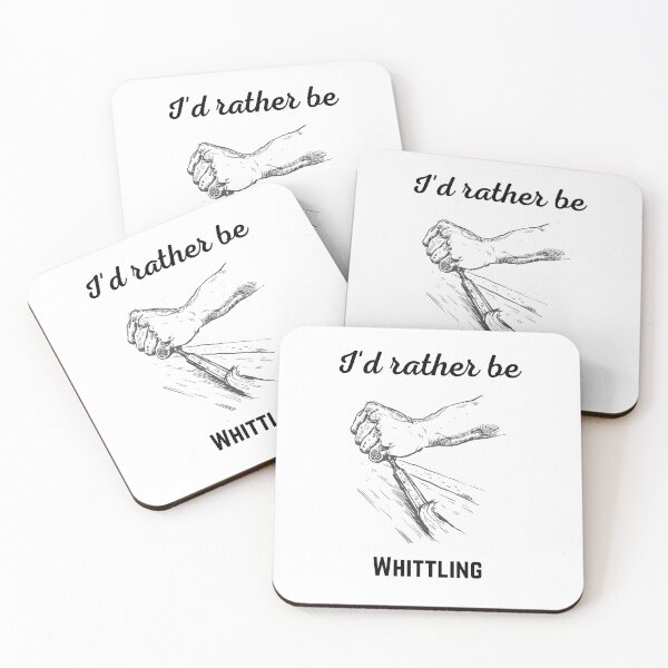 Item preview, I'd rather be whittling | gift for wood carvers designed and sold by teez4dayz.