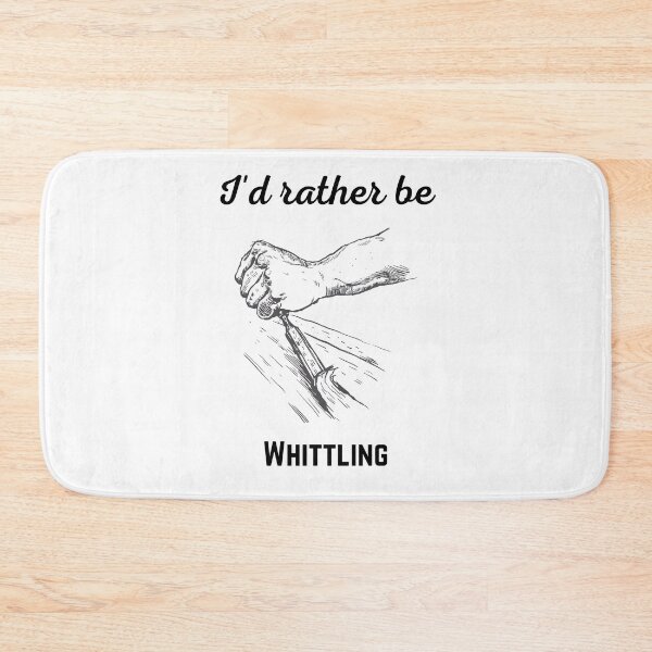 Item preview, I'd rather be whittling | gift for wood carvers designed and sold by teez4dayz.