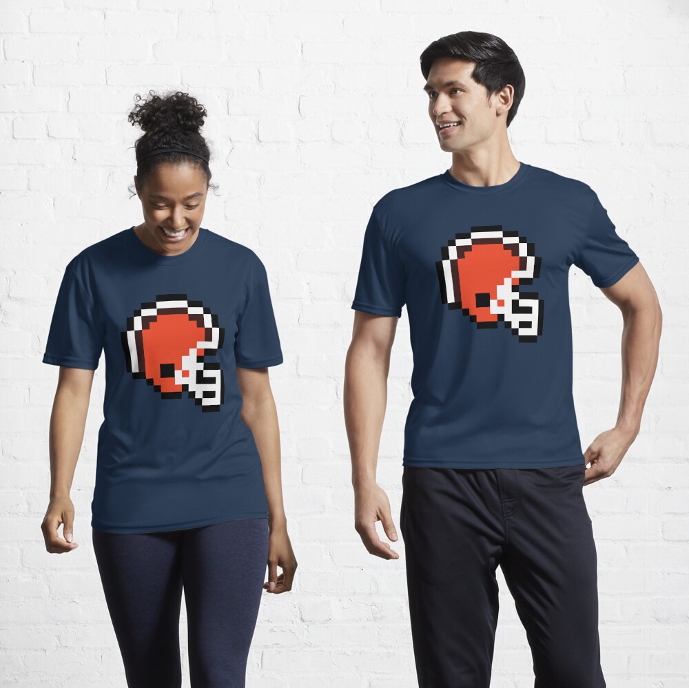 Retro (8-bit) Helmet T-Shirt for Cleveland Football Fans – Smack Apparel