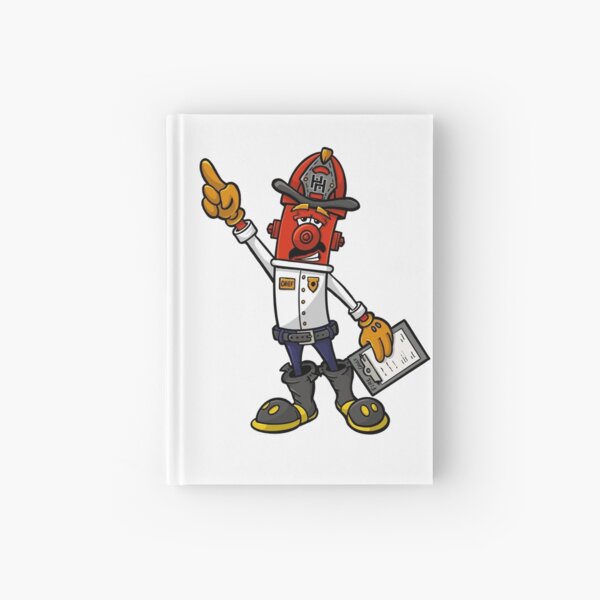 Fire Chief In Command - Hero Hydrants Hardcover Journal
