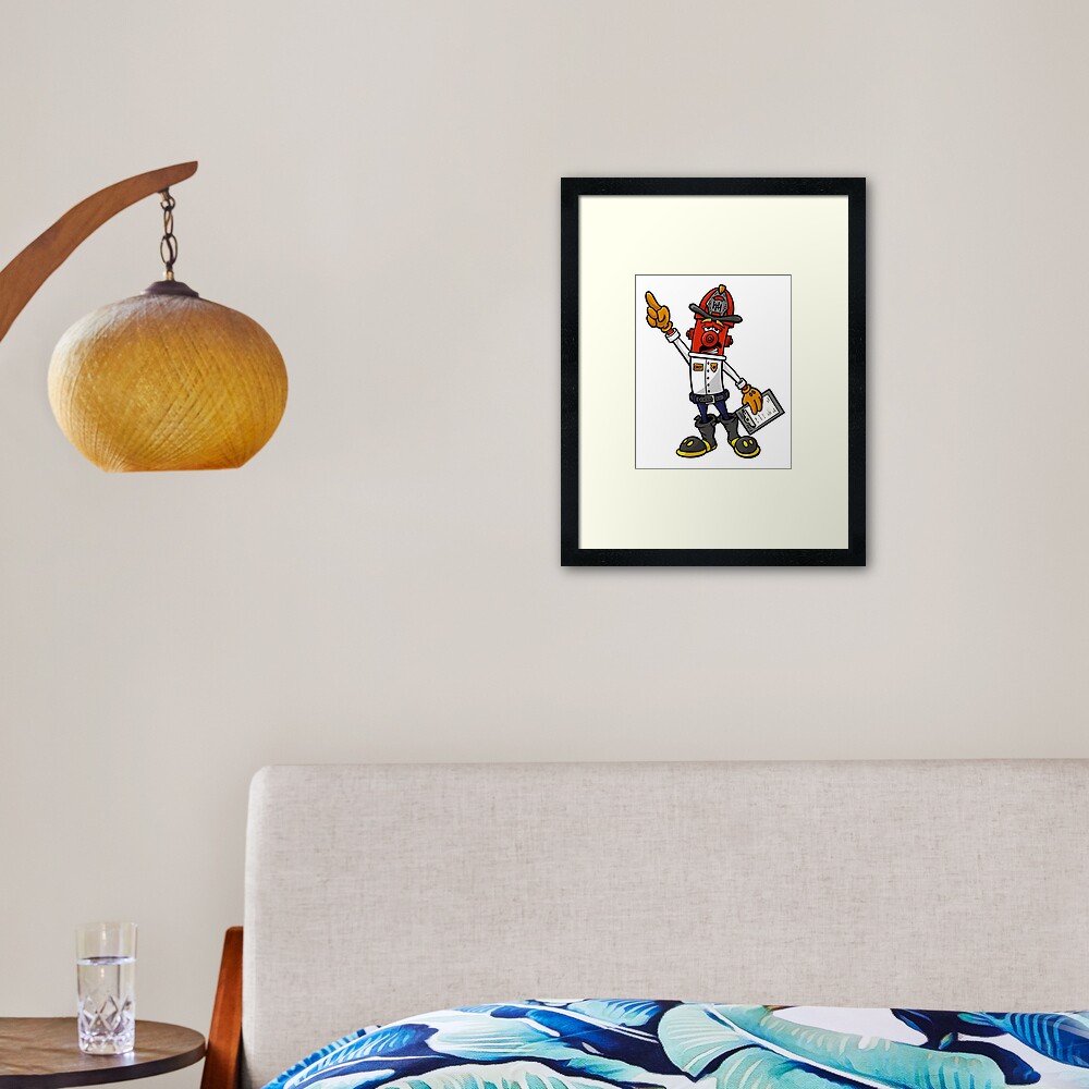 Item preview, Framed Art Print designed and sold by FiremanUP.