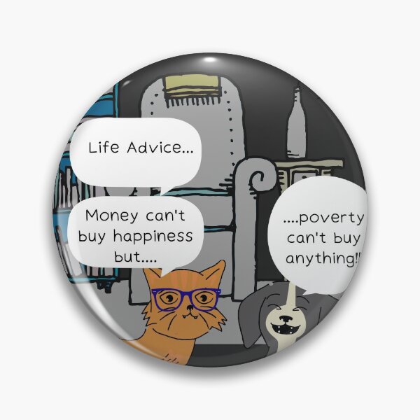 Item preview, Cat Life Advice designed and sold by aboniteblanc.
