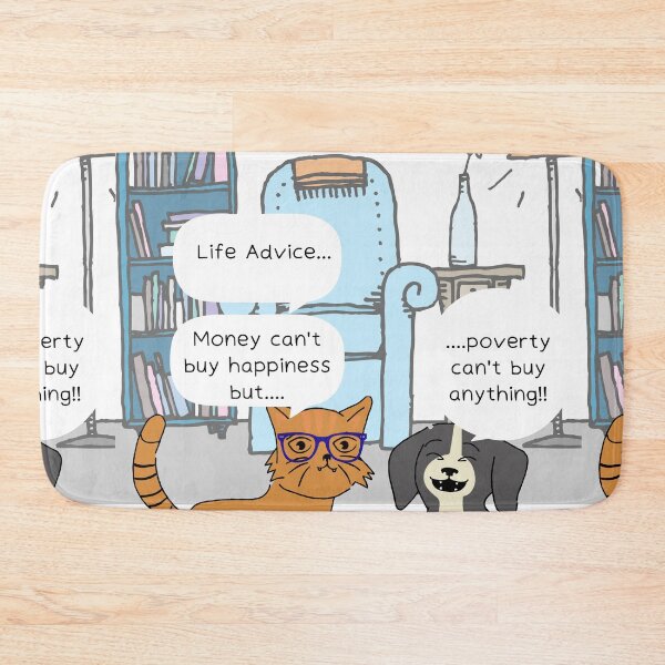 Item preview, Cat Life Advice designed and sold by aboniteblanc.
