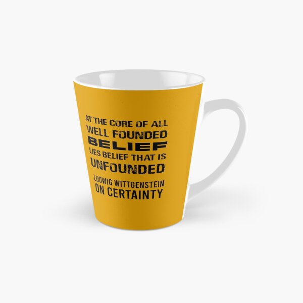 Item preview, Ludwig Wittgenstein, on Certainty: At the core of all well-founded belief lies belief that is unfounded designed and sold by We-thePixels.