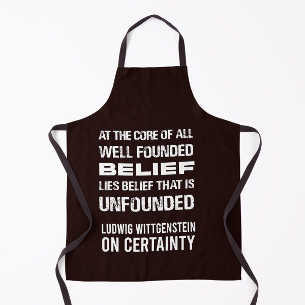 Item preview, Ludwig Wittgenstein, on Certainty: At the core of all well-founded belief lies belief that is unfounded designed and sold by We-thePixels.
