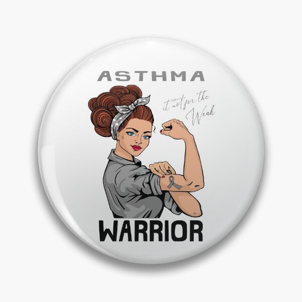 Item preview, ASTHMA Warrior It's Not For The Weak designed and sold by largellie.