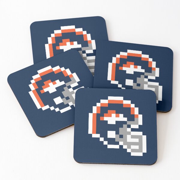 Item preview, Denver Broncos (8-bit Football Helmet Only) designed and sold by The Armorsmith.