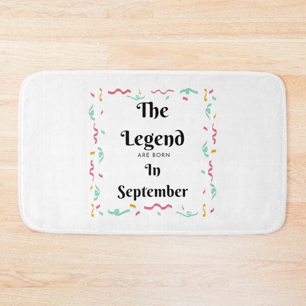 Item preview, The Legend Are Born In September designed and sold by Chanchane Store.