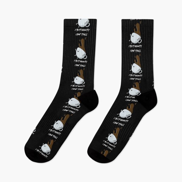 Item preview, I don't fall I test gravity -- coffee falling designed and sold by glitchman2.