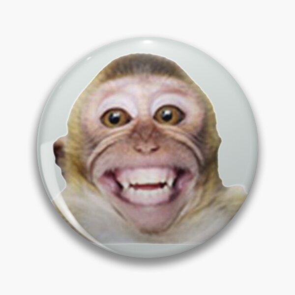Item preview, Cute Smiling Happy Monkey Print designed and sold by MyQuirkyDesigns.
