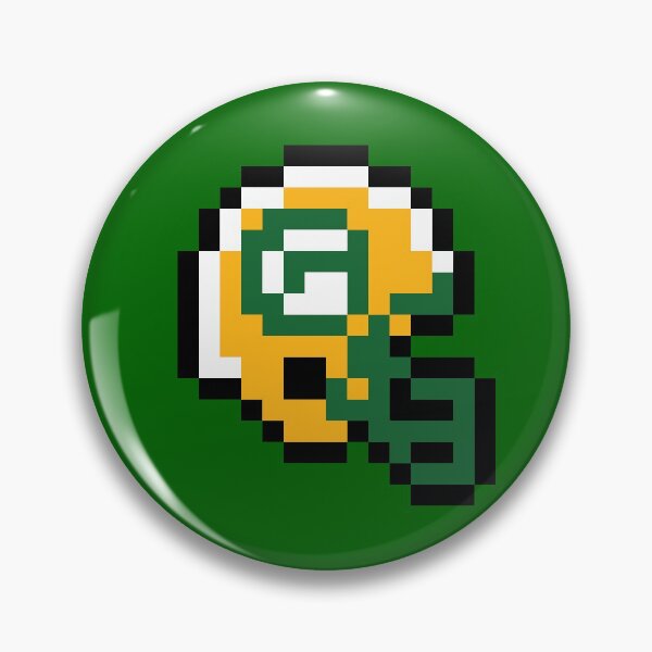 Item preview, Green Bay Packers (8-bit Football Helmet Only) designed and sold by The Armorsmith.