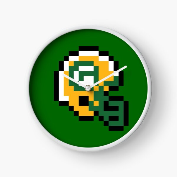 Green Bay Packers (Tecmo Super Bowl Football Helmet) Clock for Sale by  TheArmorsmith