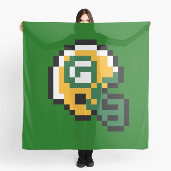 Green Bay Packers Pattern, Green Background Scarf for Sale by brittlouise