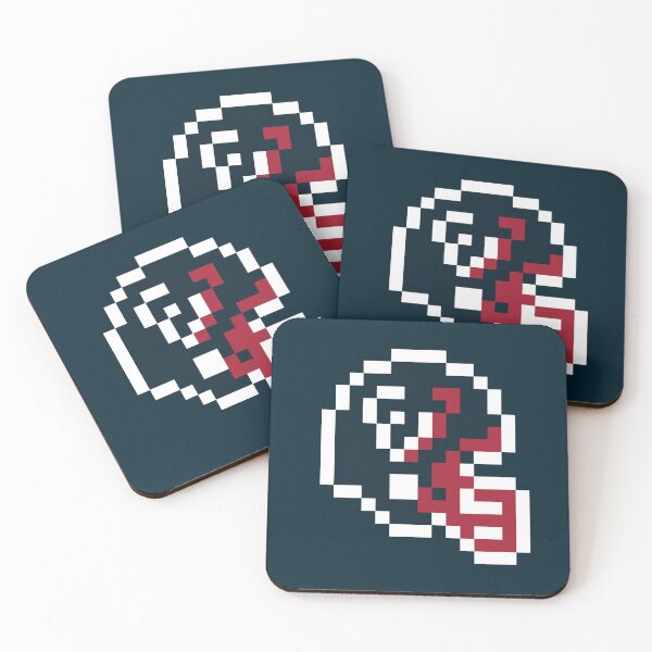 Item preview, Houston Texans (solo casco de fútbol americano de 8 bits) designed and sold by The Armorsmith.