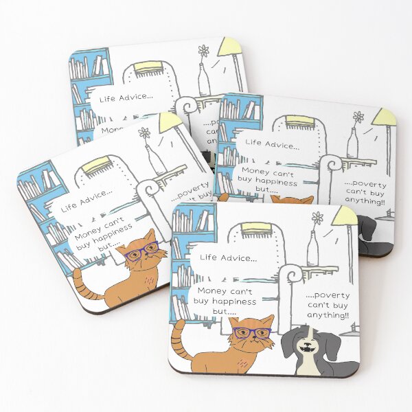 Item preview, Cat Life Advice designed and sold by aboniteblanc.