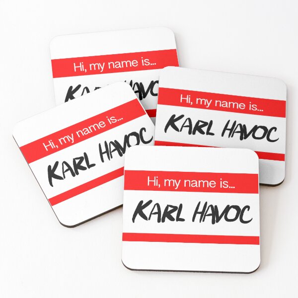 Item preview, I Think You Should Leave - Name Tag - Karl Havoc designed and sold by cvittoe.