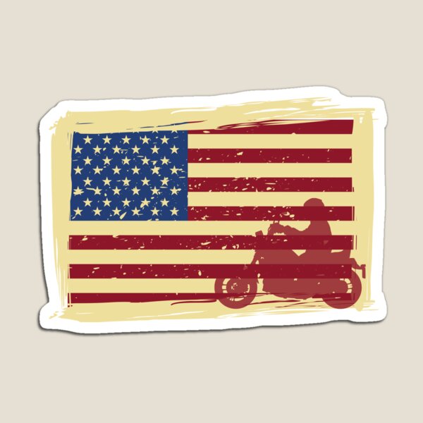 Aperçu de l'œuvre Liberté de moto (rouge, horizontale) créée et vendue par RusticHouse.