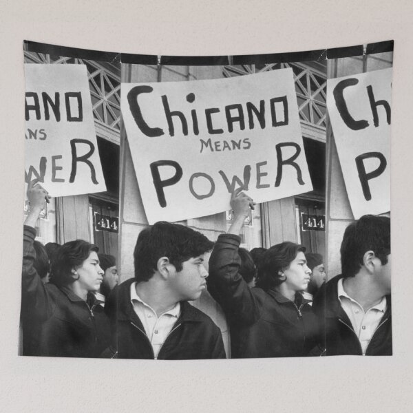 Item preview, Chicano Means Power Photograph designed and sold by zrvby.
