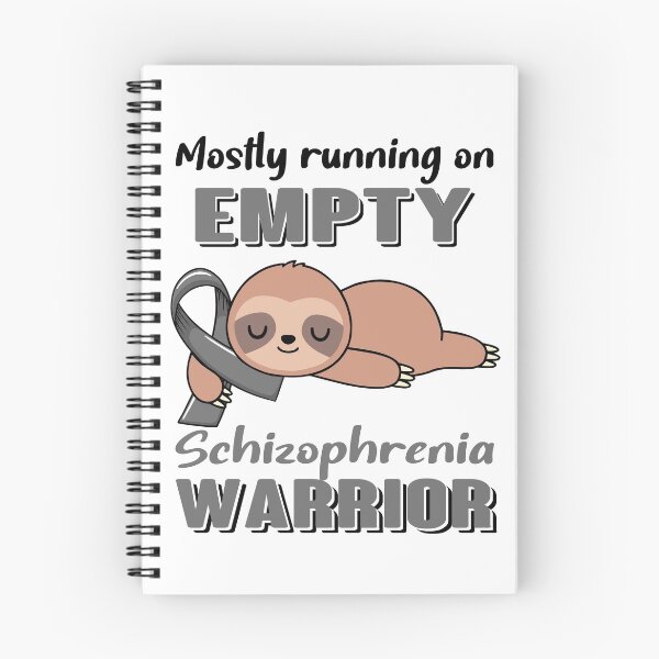 Item preview, Mostly Running On Empty Schizophrenia Warrior designed and sold by Brad-FI.