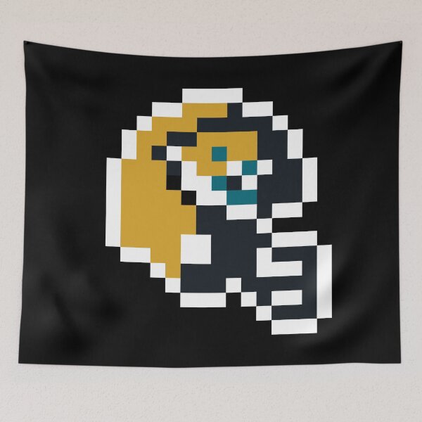 Item preview, Jacksonville Jaguars (8-bit Football Helmet Only) designed and sold by The Armorsmith.