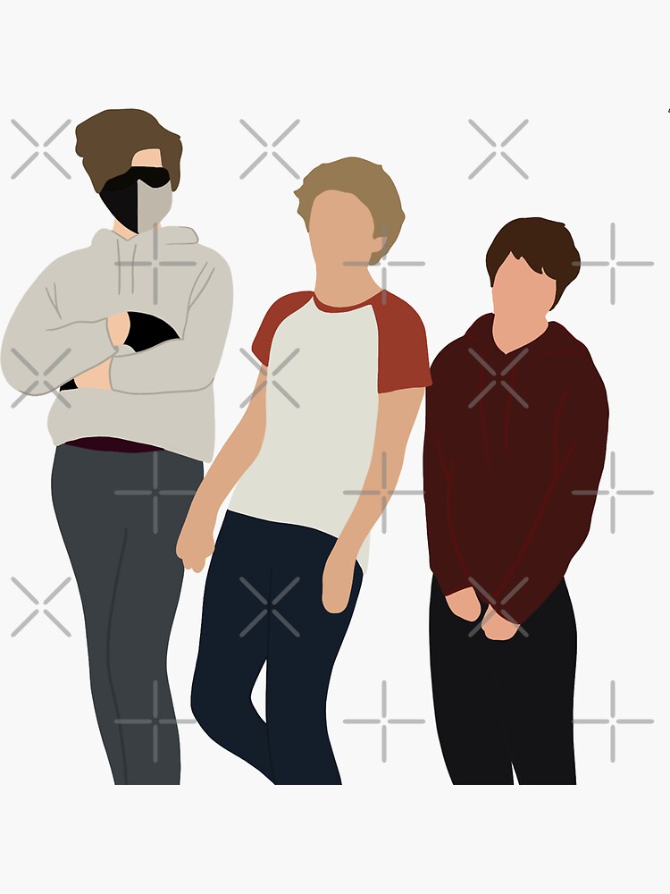 "Bench Trio" Sticker for Sale by vanestea18 Redbubble