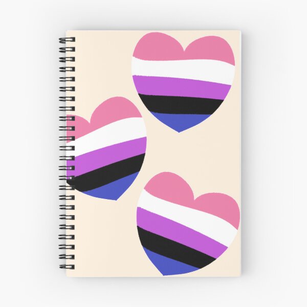 Item preview, Genderfluid Pride Hearts | Simple Pride Design designed and sold by athene-art.