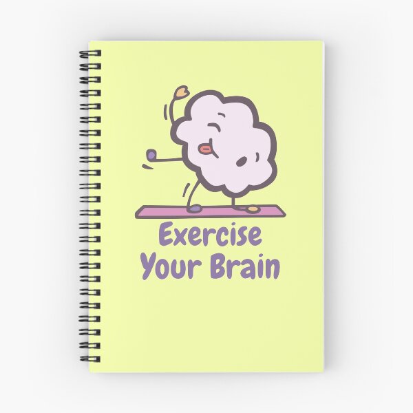 Item preview, Exercise your brain funny design designed and sold by DKVanOss.