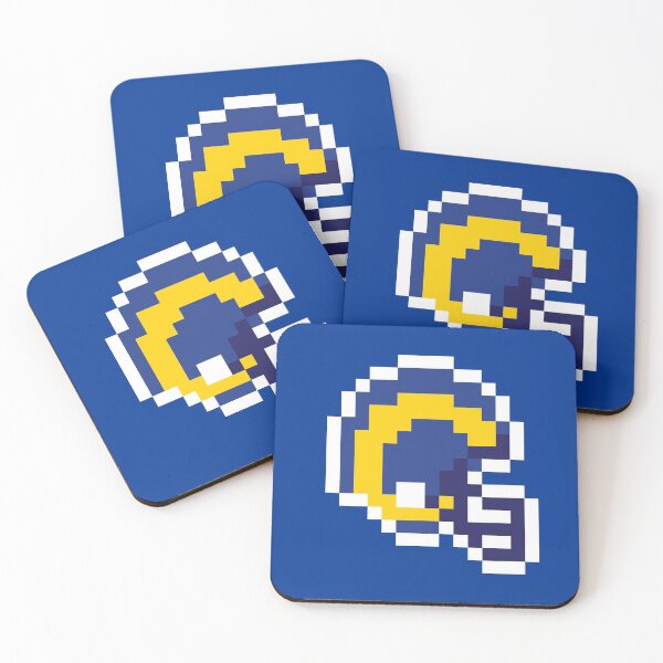 Item preview, Los Angeles Rams (8-bit Football Helmet Only) designed and sold by The Armorsmith.