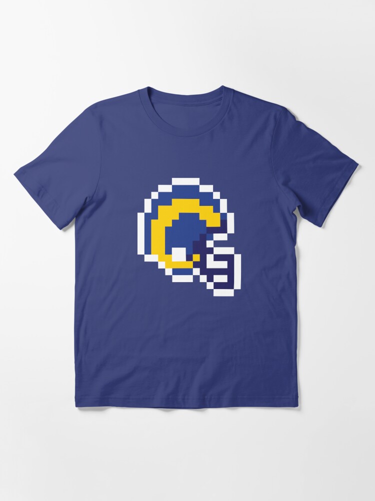 Los Angeles Rams NFL Classic Logo Football Helmet T-Shirt Men's LARGE NWT