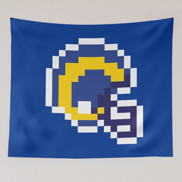 Item preview, Los Angeles Rams (8-bit Football Helmet Only) designed and sold by The Armorsmith.