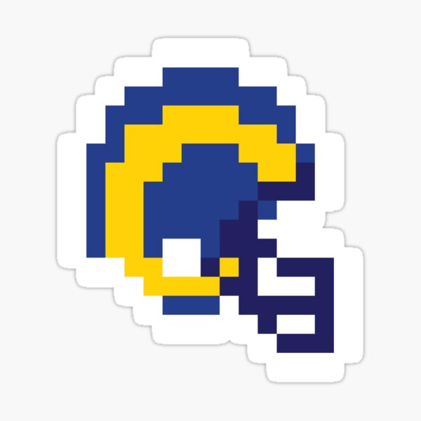 Los Angeles RAM LA RAMS Sticker NFL Football Helmet Laptop Sticker  Chromebook G