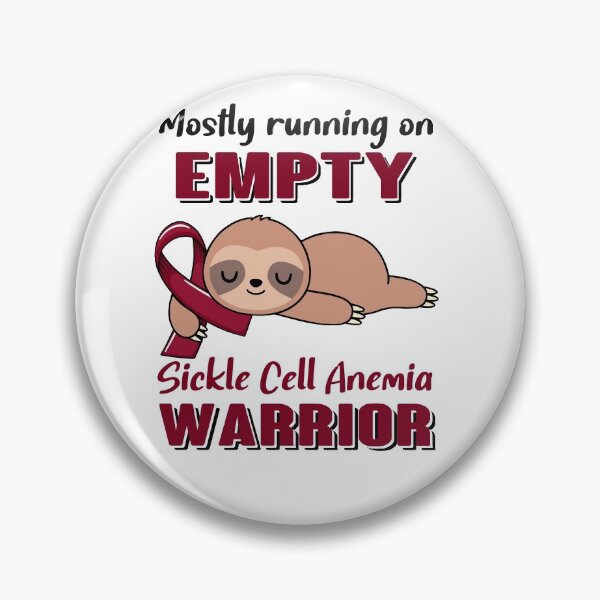 Item preview, Mostly Running On Empty Sickle Cell Anemia Warrior designed and sold by Brad-FI.