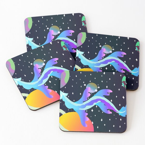Item preview, Galaxy Dragon Swimming Through Space designed and sold by FeatherDragon.