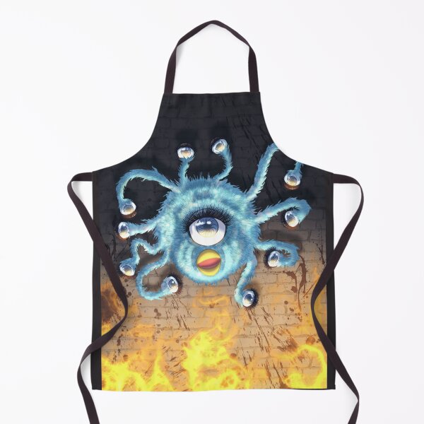 Item preview, Furbeholder (Blue, Fire Background) designed and sold by MaybeitsnotMars.