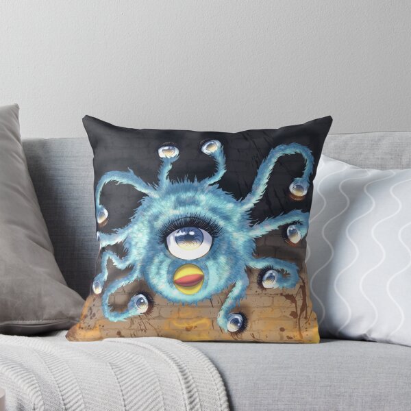 Item preview, Furbeholder (Blue, Fire Background) designed and sold by MaybeitsnotMars.