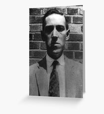 HP LOVECRAFT Greeting Card