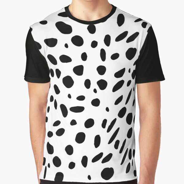 Dalmatian Animal Print Pattern  Graphic T-Shirt