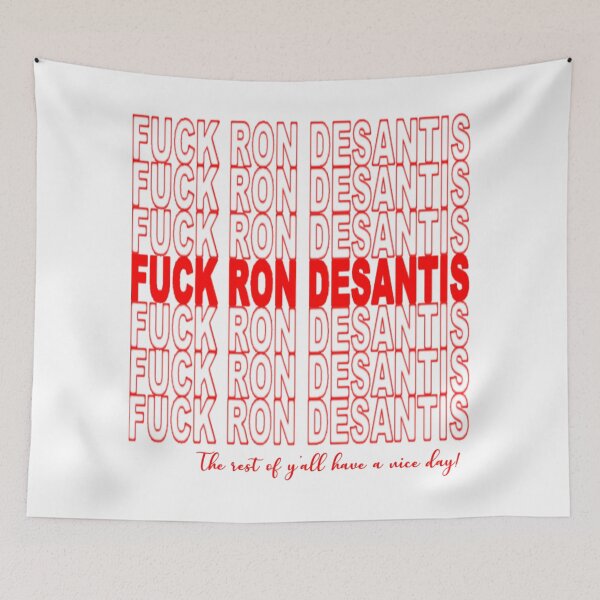 Item preview, F*ck Ron DeSantis, Thank you Bag Edition designed and sold by KBwiththeTees.