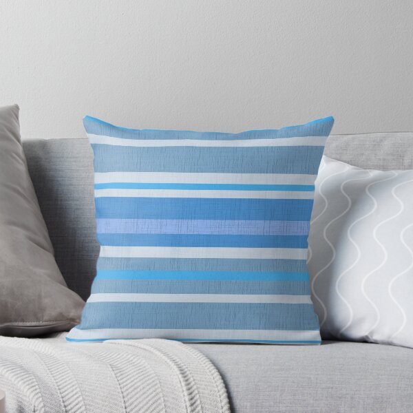 Item preview, Trendy Blue Stripe Pattern designed and sold by Teez-Me.