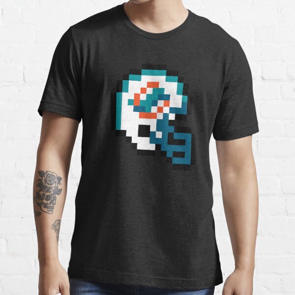 Cincinnati Bengals NFL Football Helmet 8-bit Tecmo Super Bowl Retro Tee T- Shirt