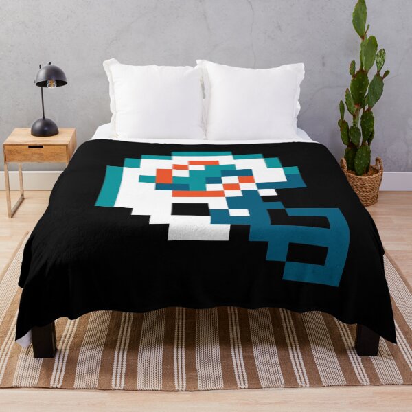 Item preview, Miami Dolphins (8-bit Football Helmet Only) designed and sold by The Armorsmith.