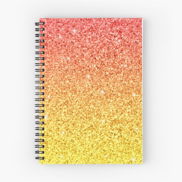 Item preview, Orange into Yellow Gold Ombre Glitter designed and sold by PeachesMommy.