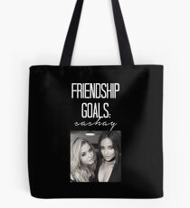 Freundschaftsziele; Sashay-- Weiß Tote Bag