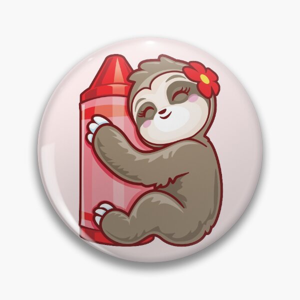 Item preview, Red Cray on Cute Sloth Lovers Red  designed and sold by pablomendoza.