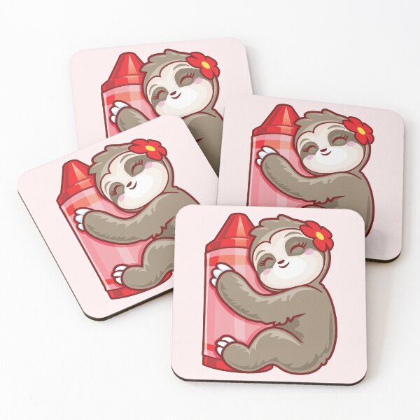 Item preview, Red Cray on Cute Sloth Lovers Red  designed and sold by pablomendoza.