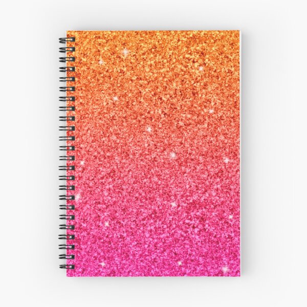 Item preview, Orange into Pink Ombre Glitter designed and sold by PeachesMommy.