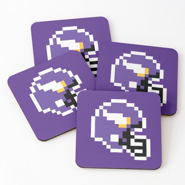 Item preview, Minnesota Vikings (8-bit Football Helmet Only) designed and sold by The Armorsmith.