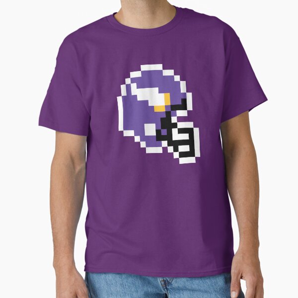 Vista previa del artículo con la obra «Minnesota Vikings (solo casco de fútbol americano de 8 bits)», diseñado y vendido por The Armorsmith.