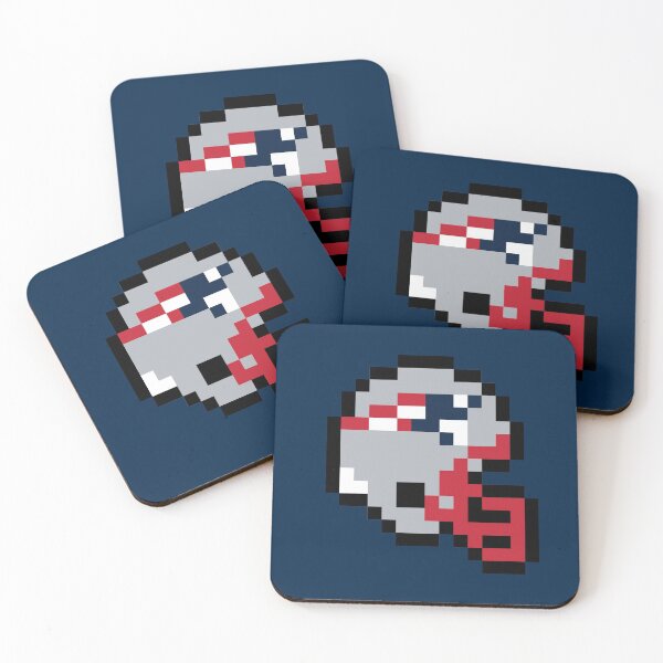 Item preview, New England Patriots (8-bit Football Helmet Only) designed and sold by The Armorsmith.